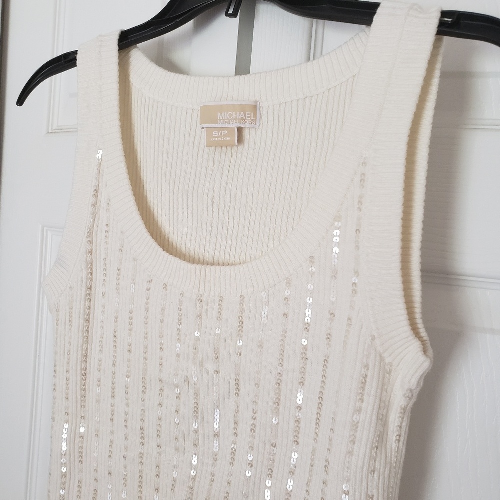 Michael kors Ivory Tank Top